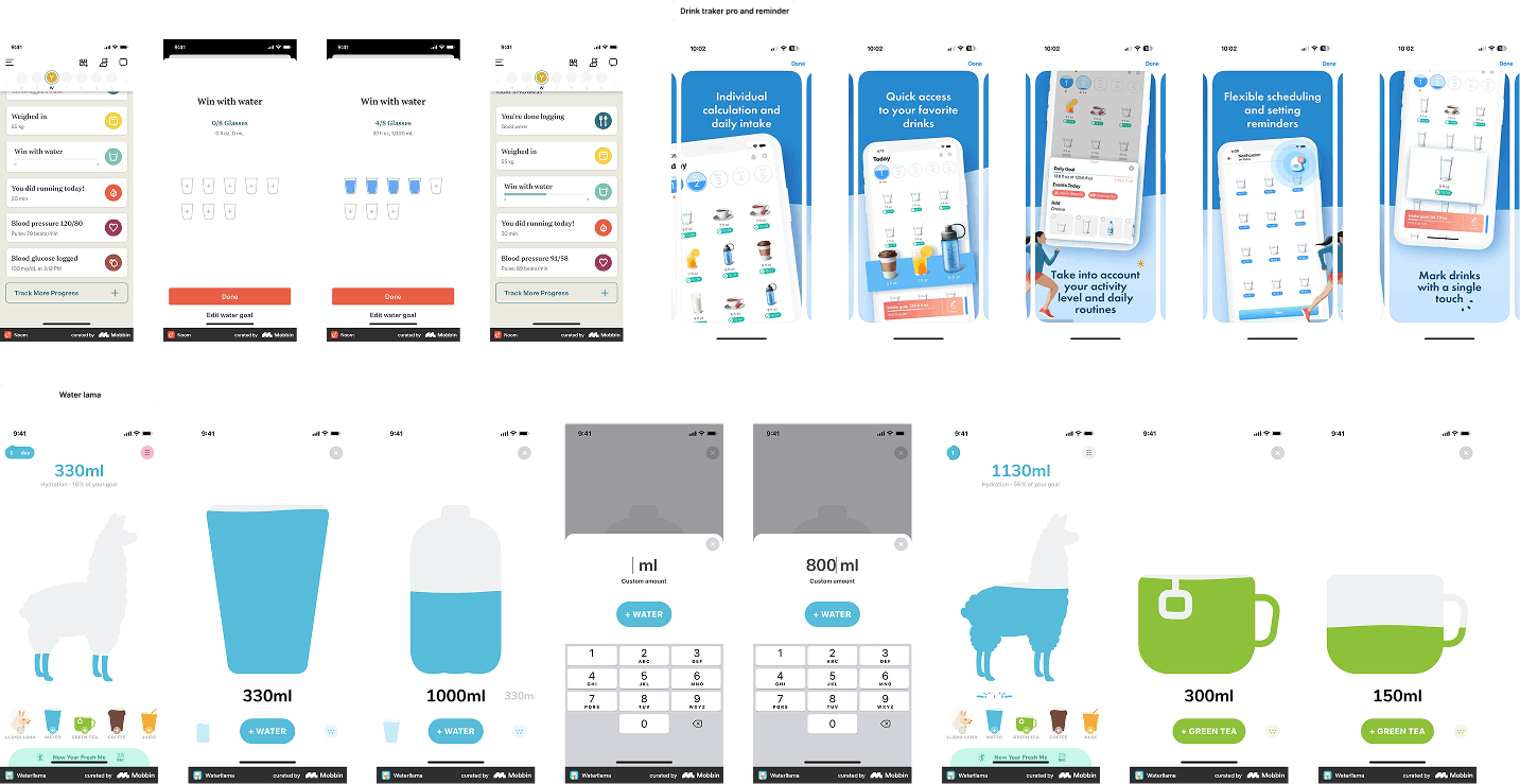 Competitor analysis screenshots